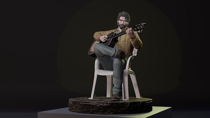 Joel The Last of Us 3D print model