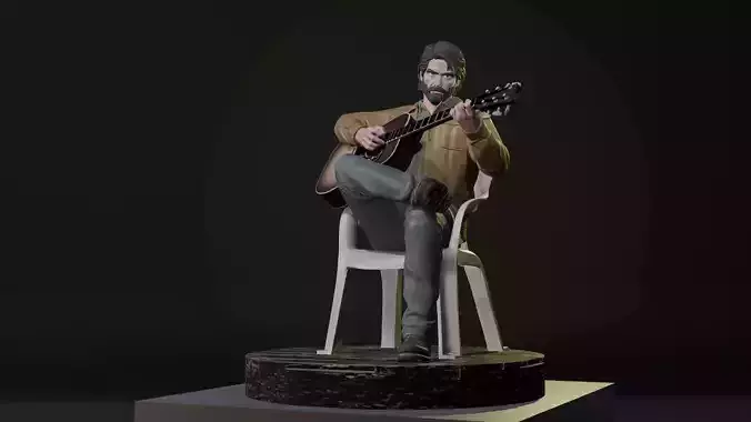 The Last of Us Joel 3D print model