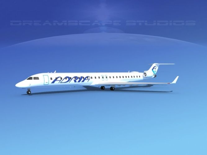 Bombardier CRJ1000 Adria 3D model
