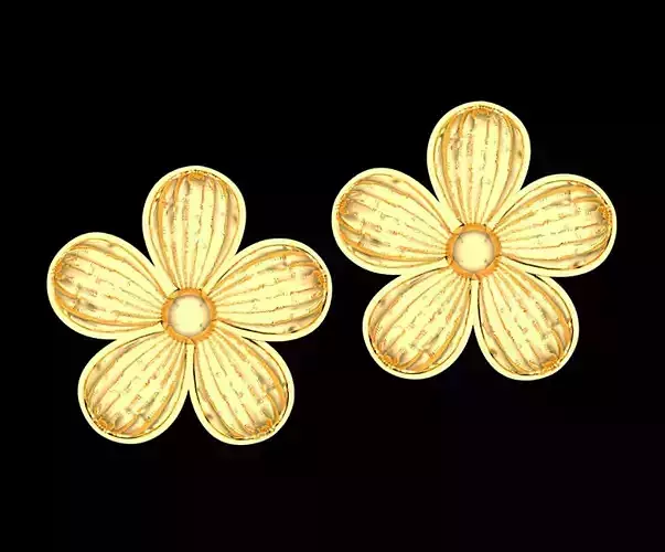 Golden Blossom Earrings