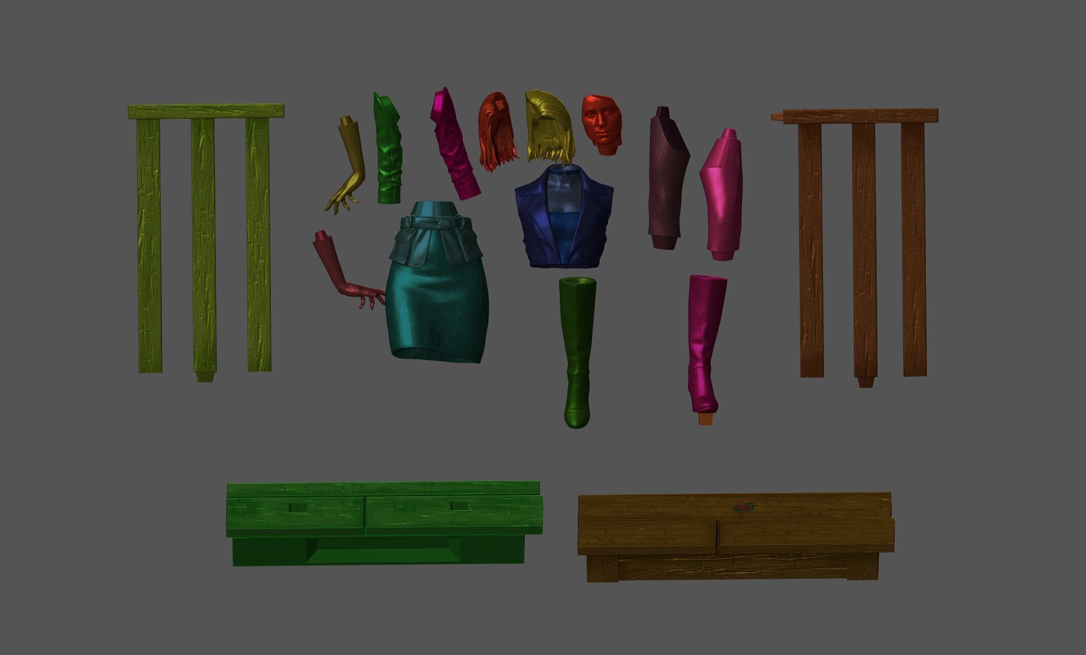 Silent Hill 2 Maria 3D print model_1