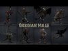 Obsidian Mage Low-poly 3D model_1