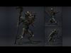 Obsidian Mage Low-poly 3D model_3
