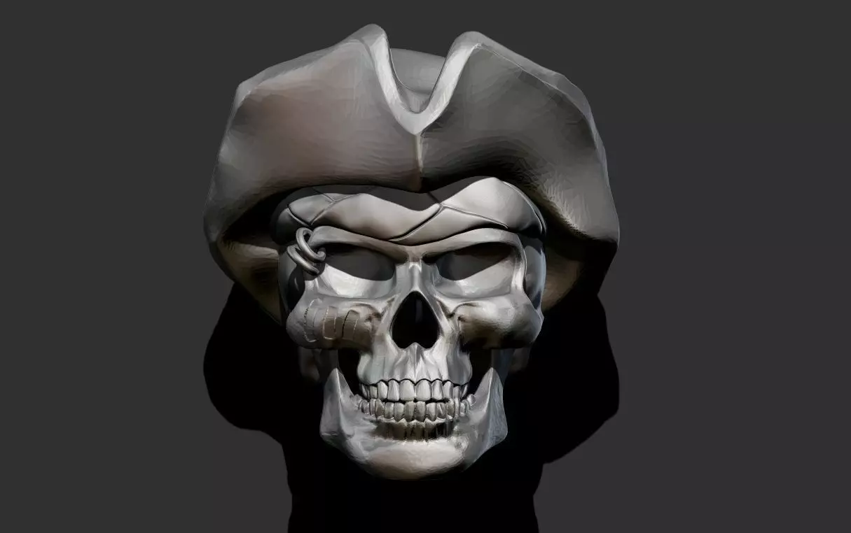 Pirate Skull 3D print model