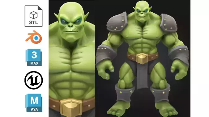 Stylized Orc Warrior