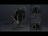Obsidian Barbarian Low-poly 3D model_2