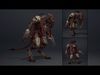 Obsidian Barbarian Low-poly 3D model_4