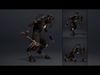 Obsidian Barbarian Low-poly 3D model_7