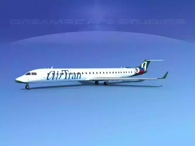 Bombardier CRJ1000 AirTran 3D model