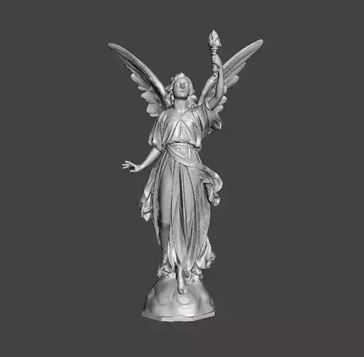 ANGEL WITH TORCH WISDOM STATUE ART SCULPTURE FIGURE MODEL 3D print model