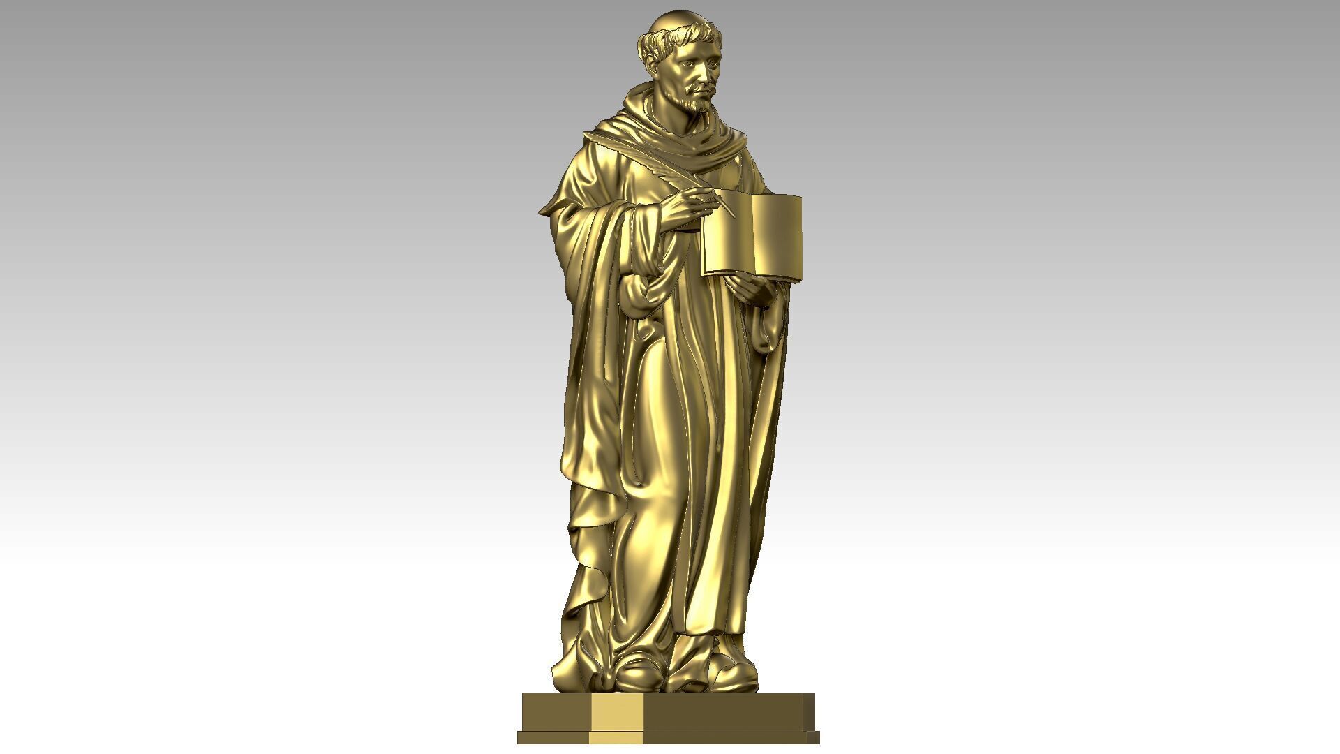 Saint Dominic  3D print model_7