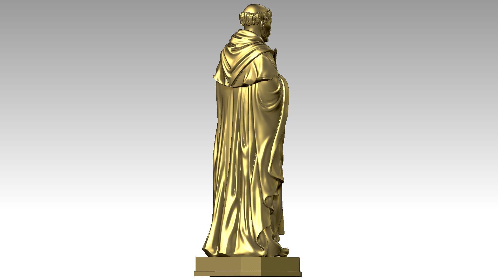 Saint Dominic  3D print model_5