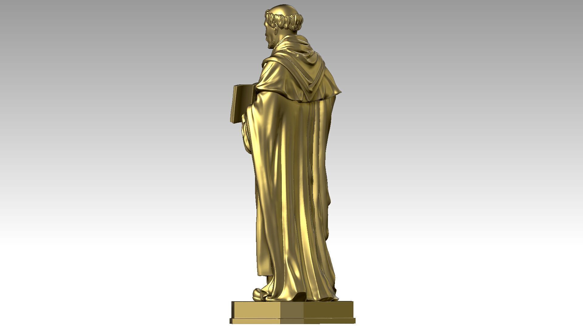 Saint Dominic  3D print model_3