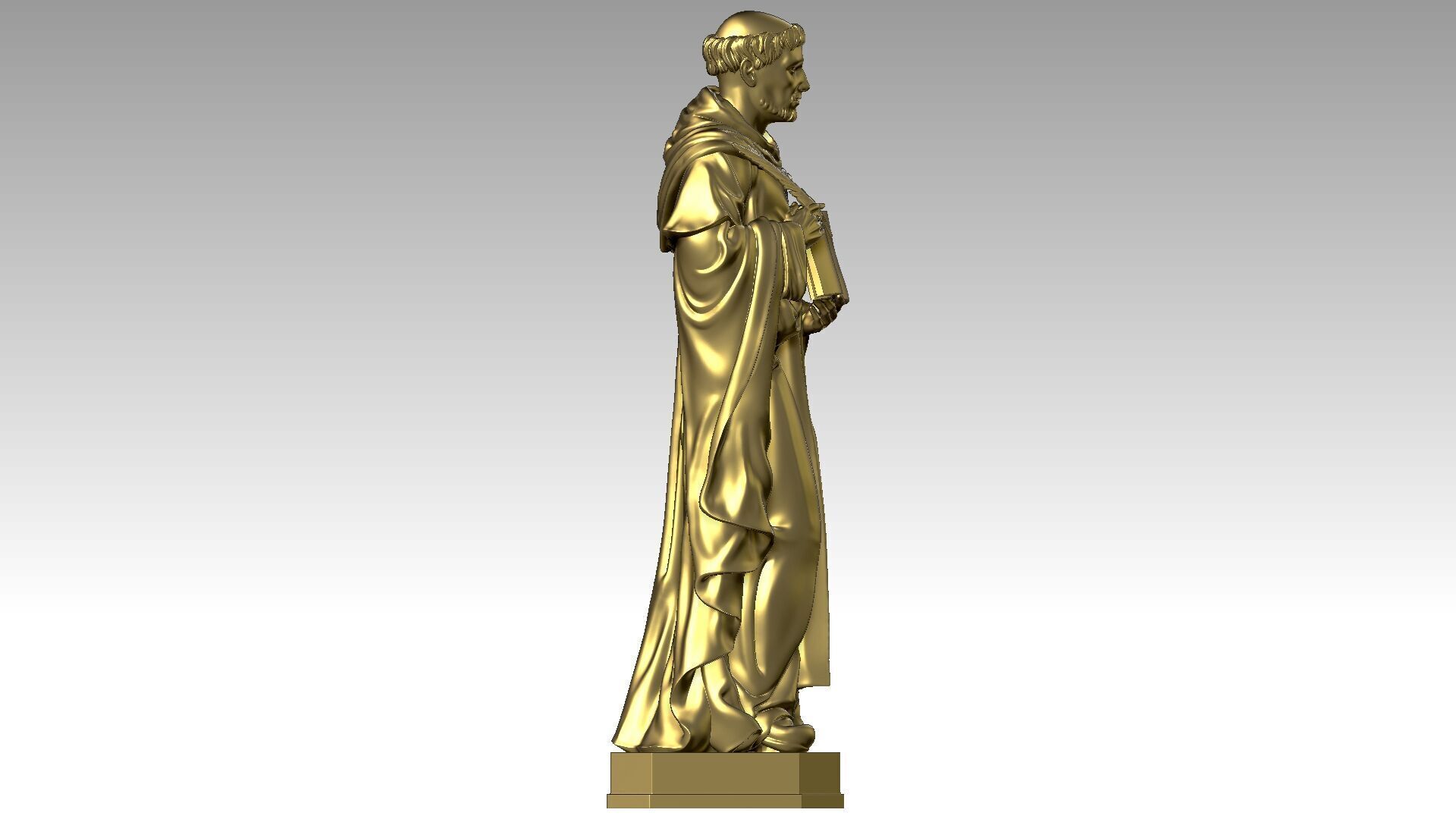 Saint Dominic  3D print model_6
