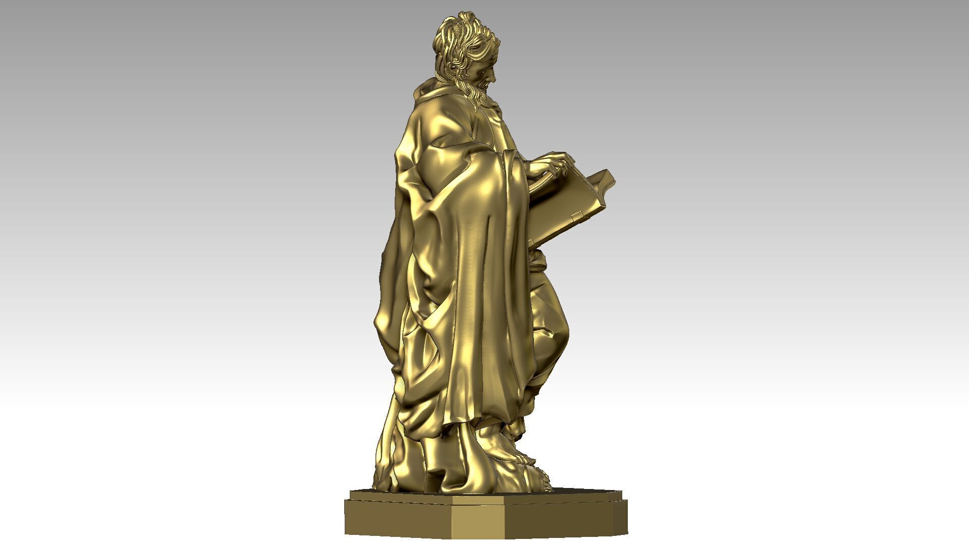 Saint Matthew  3D print model_6