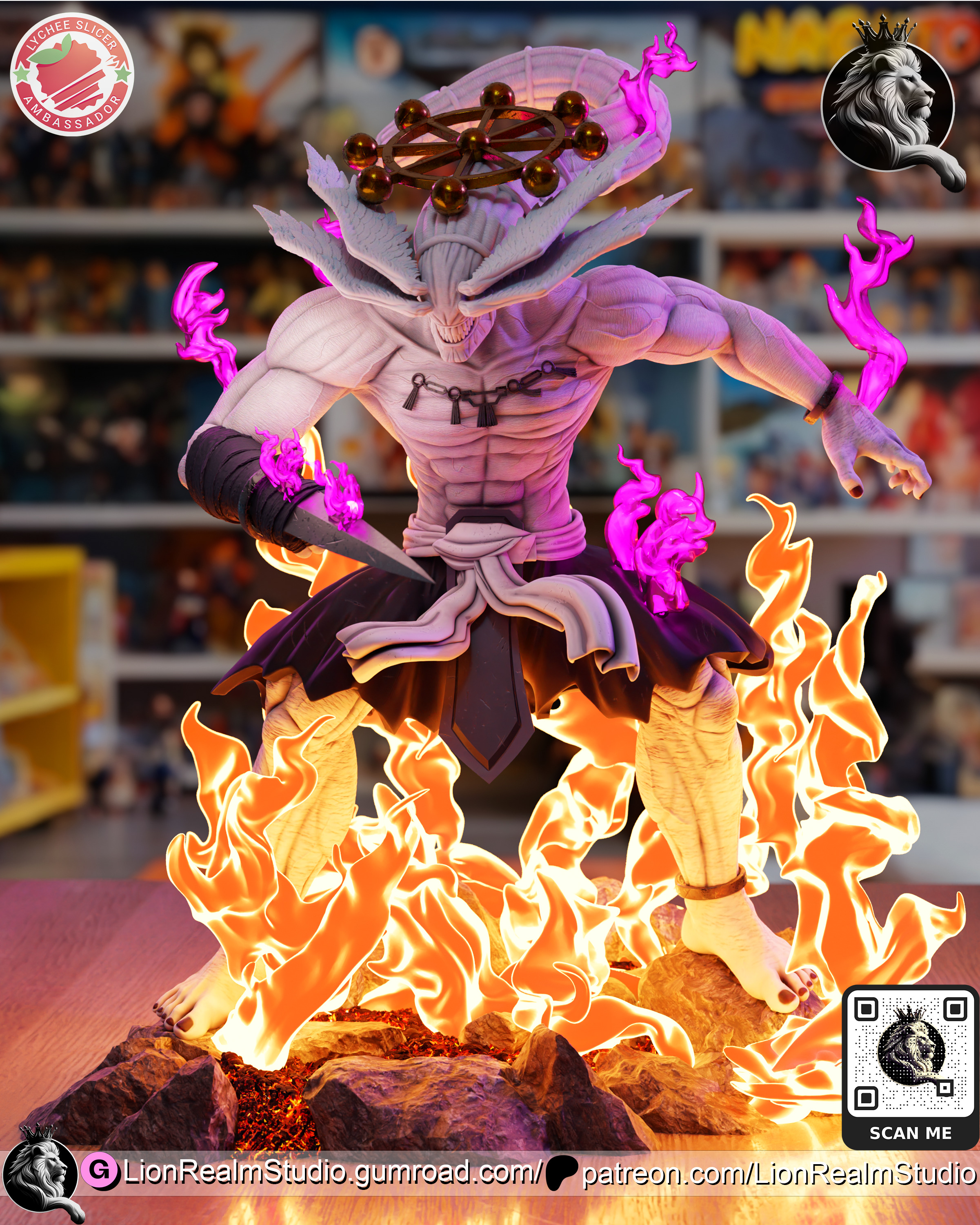 Loyalty reward Mahoraga from Jujutsu Kaisen 3D print model_4