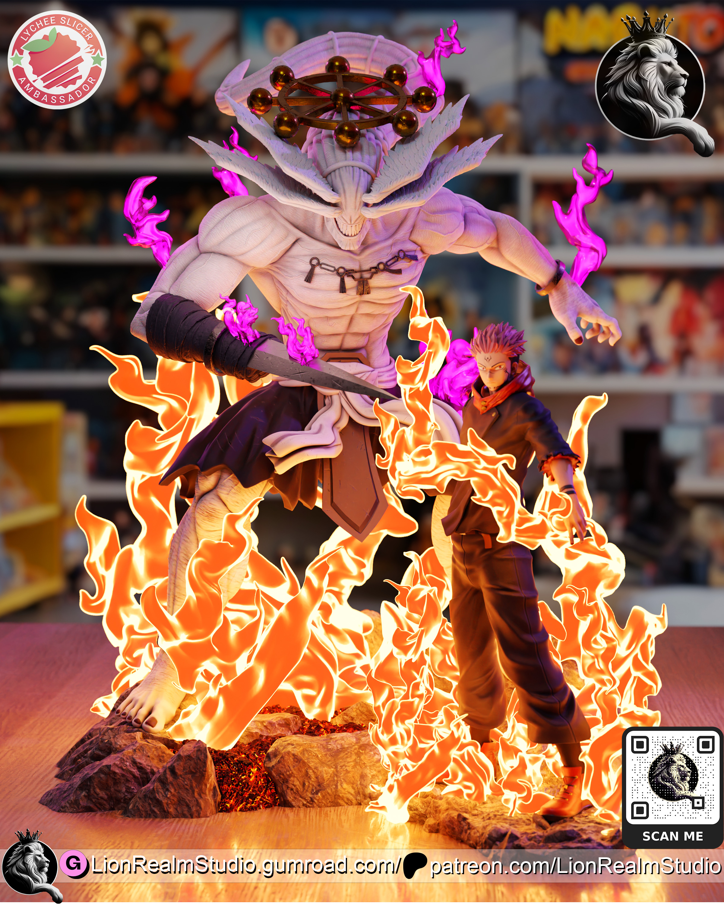 Loyalty reward Mahoraga from Jujutsu Kaisen 3D print model_3