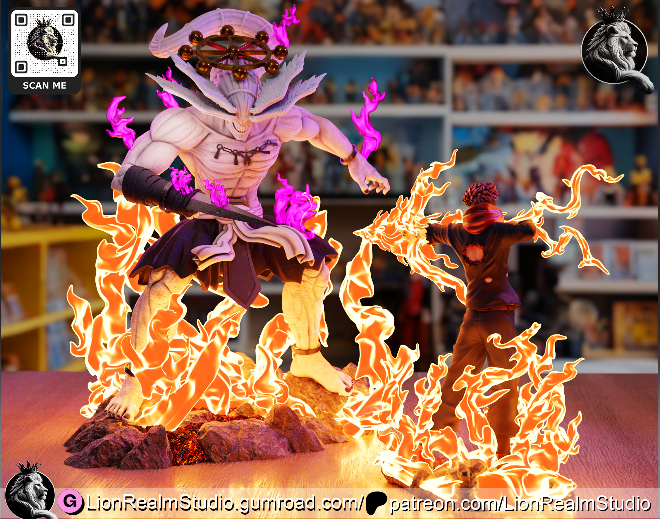 Loyalty reward Mahoraga from Jujutsu Kaisen 3D print model_8