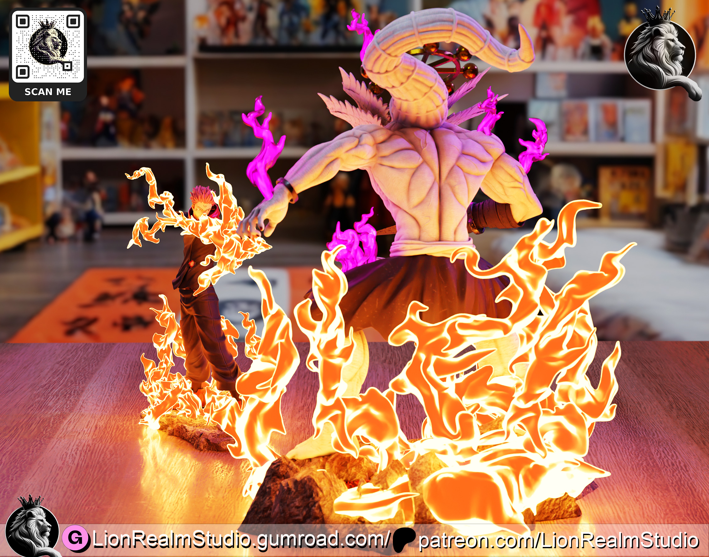 Loyalty reward Mahoraga from Jujutsu Kaisen 3D print model_9