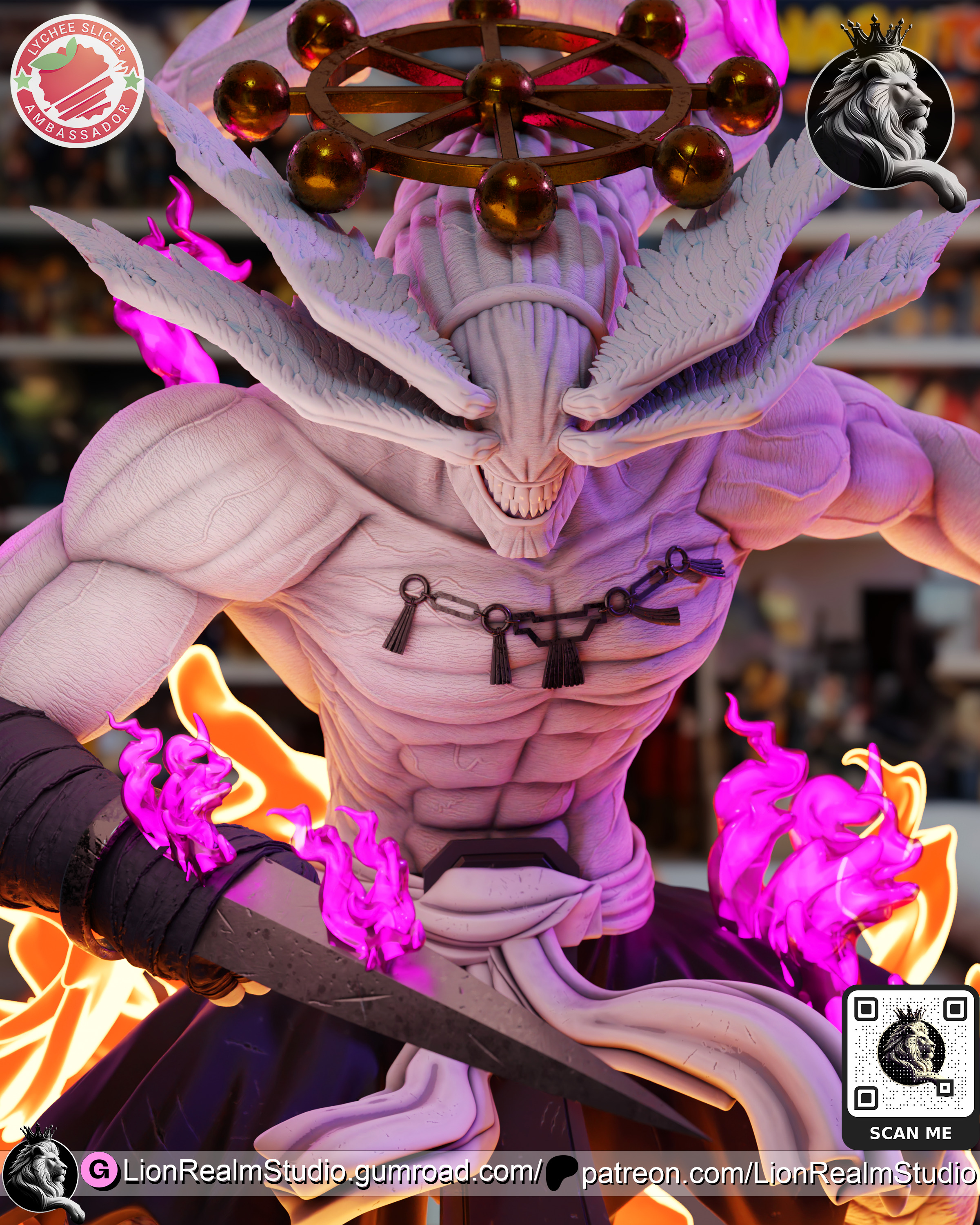 Loyalty reward Mahoraga from Jujutsu Kaisen 3D print model_2