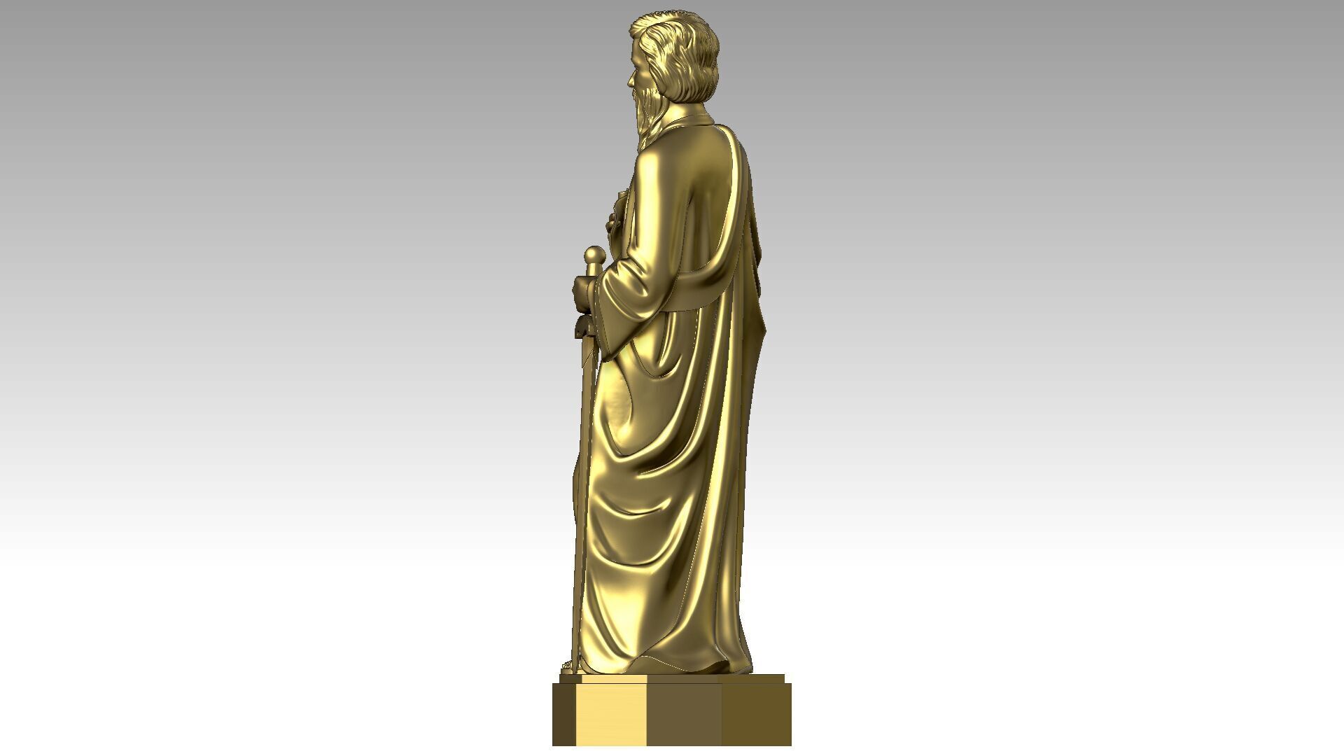 Saint Paul  3D print model_3