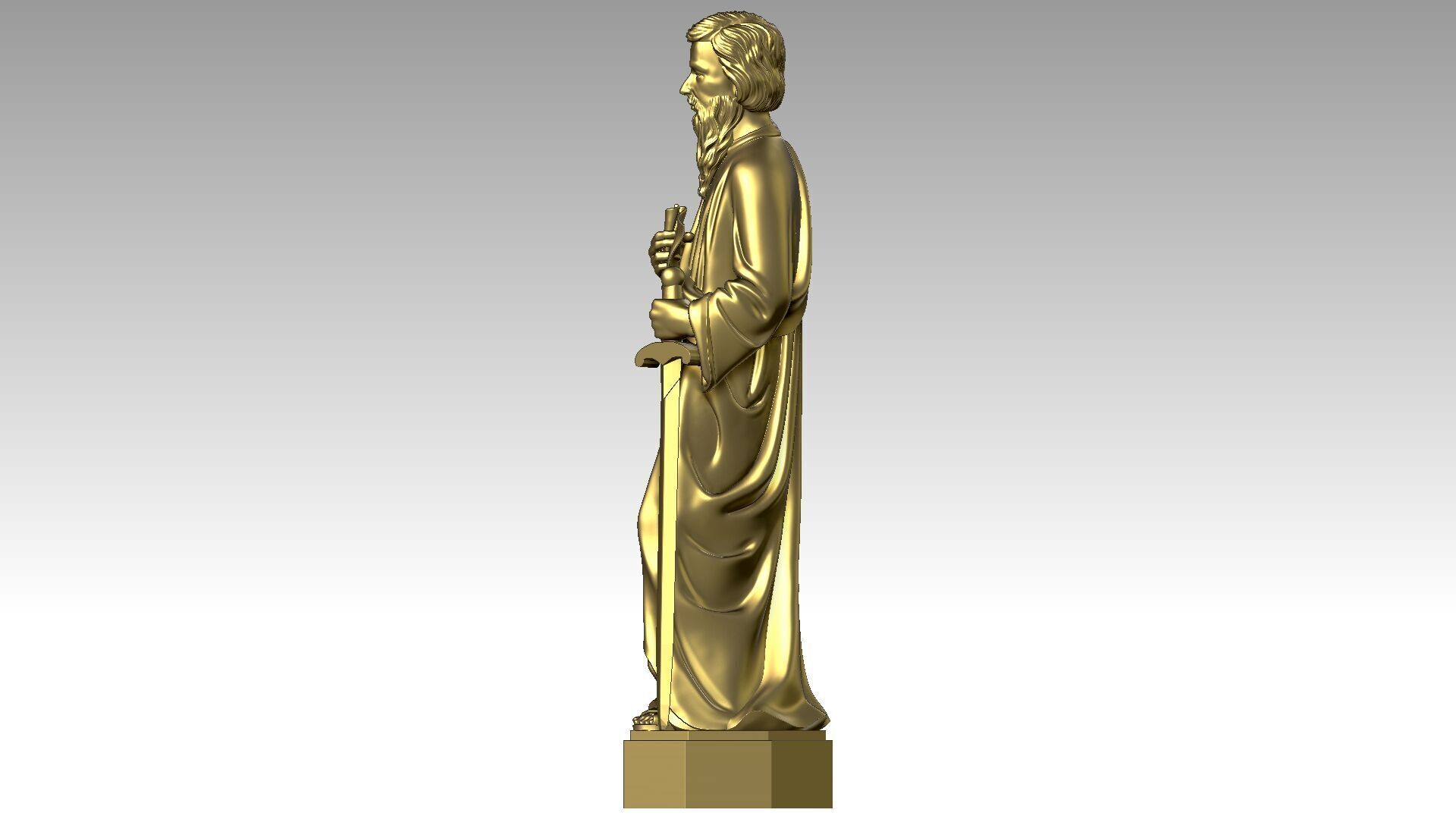 Saint Paul  3D print model_2