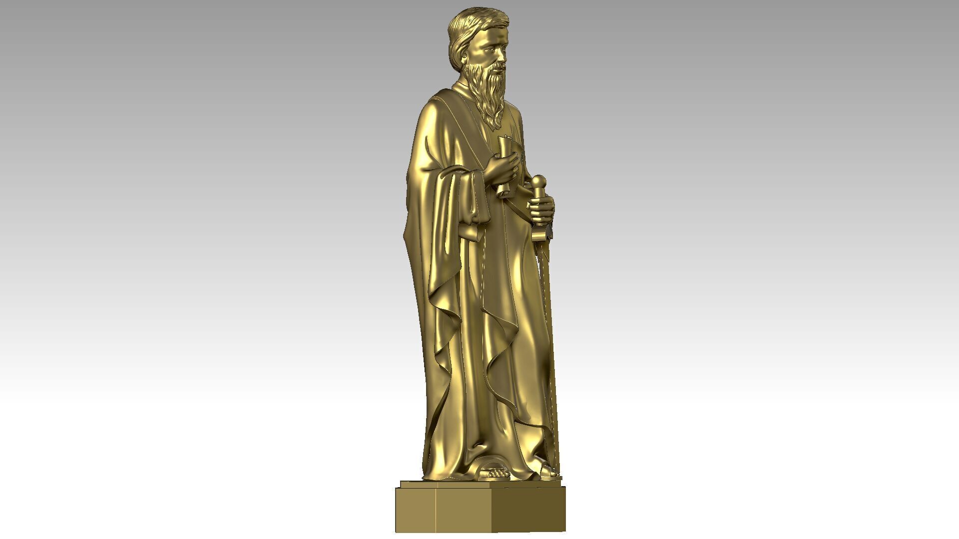 Saint Paul  3D print model_7