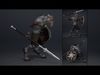 Obsidian Spearman Low-poly 3D model_7