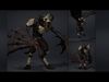 Obsidian Spearman Low-poly 3D model_10