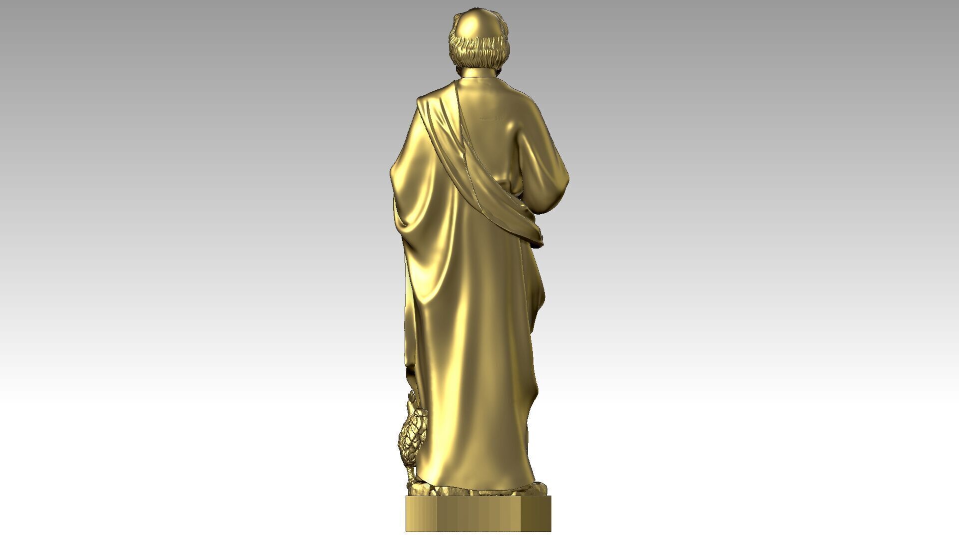 Saint Peter  3D print model_4