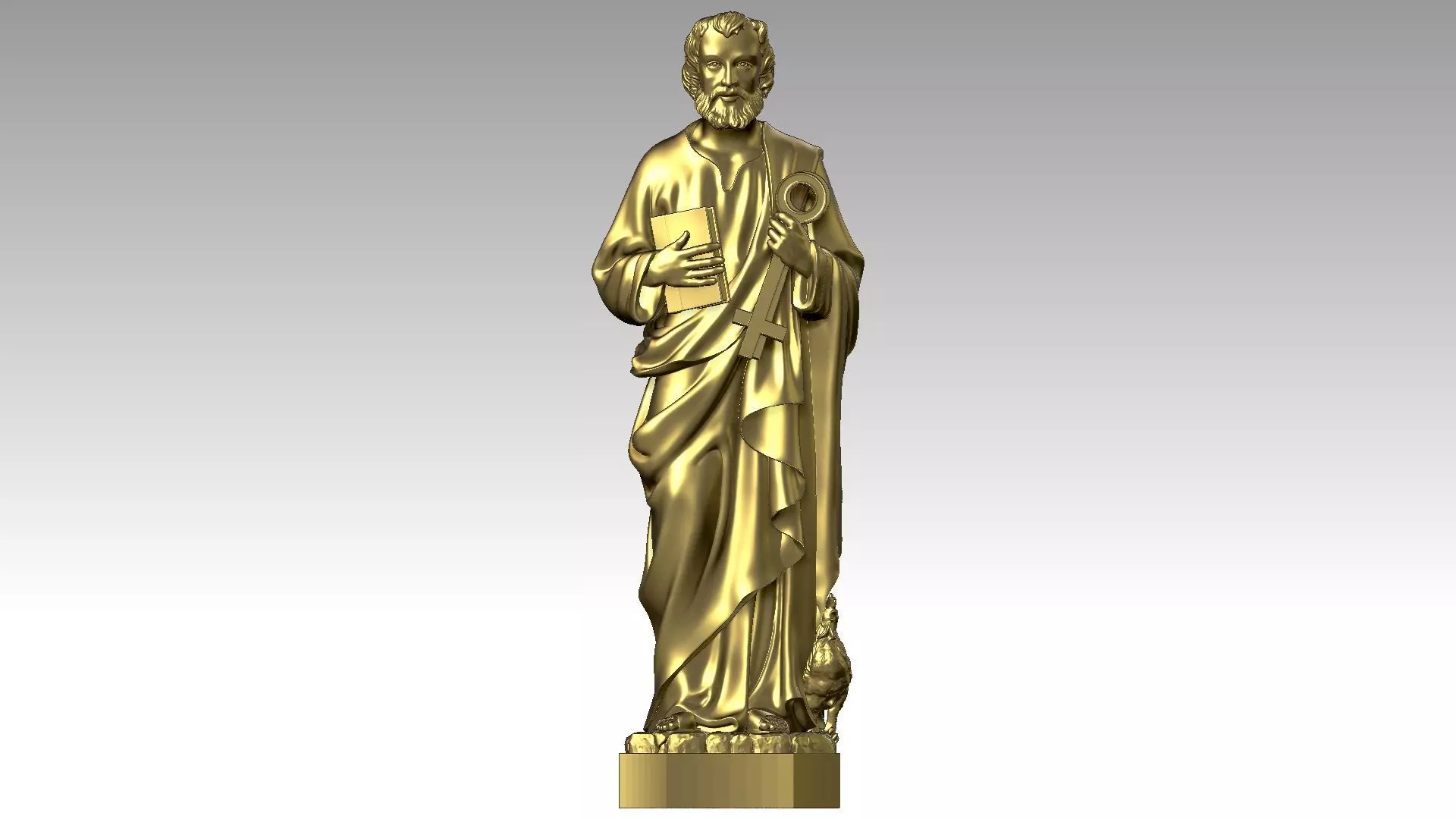 Saint Peter  3D print model_0