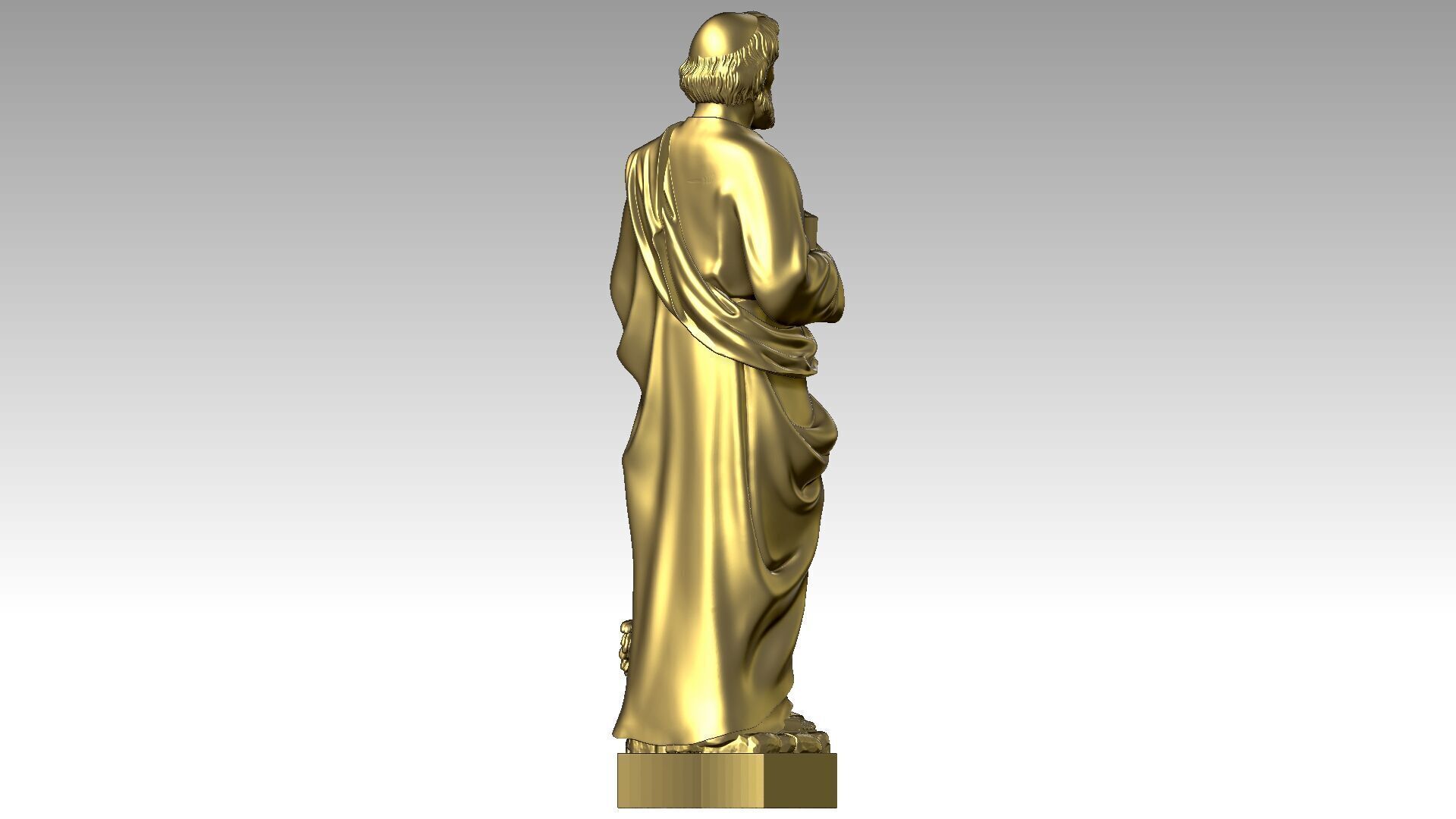 Saint Peter  3D print model_5