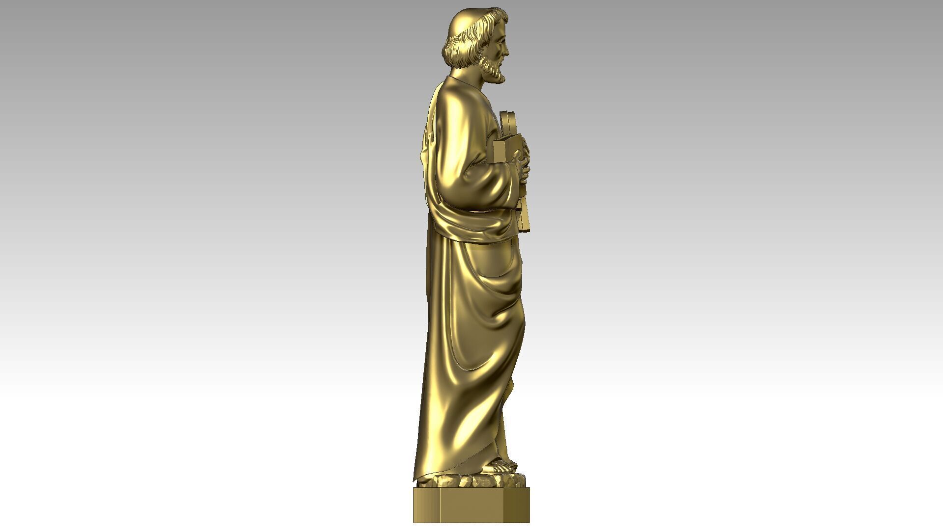 Saint Peter  3D print model_6