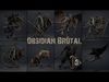 Obsidian Brutal Warrior Low-poly 3D model_1