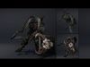 Obsidian Brutal Warrior Low-poly 3D model_2