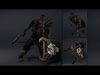 Obsidian Brutal Warrior Low-poly 3D model_5