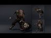 Obsidian Brutal Warrior Low-poly 3D model_7