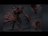 Obsidian Brutal Warrior Low-poly 3D model_10