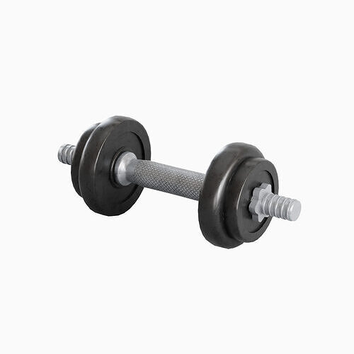 Metal Dumbbell 01 Low-poly 3D model