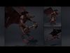 Thunderstorm Low-poly 3D model_5