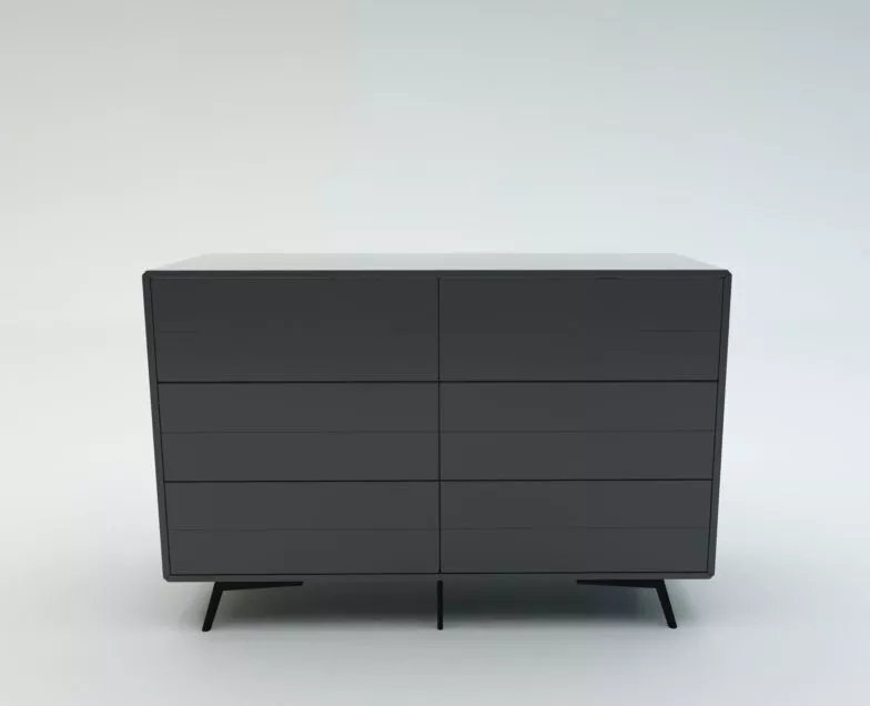 Fermo Double Dresser Free low-poly 3D model