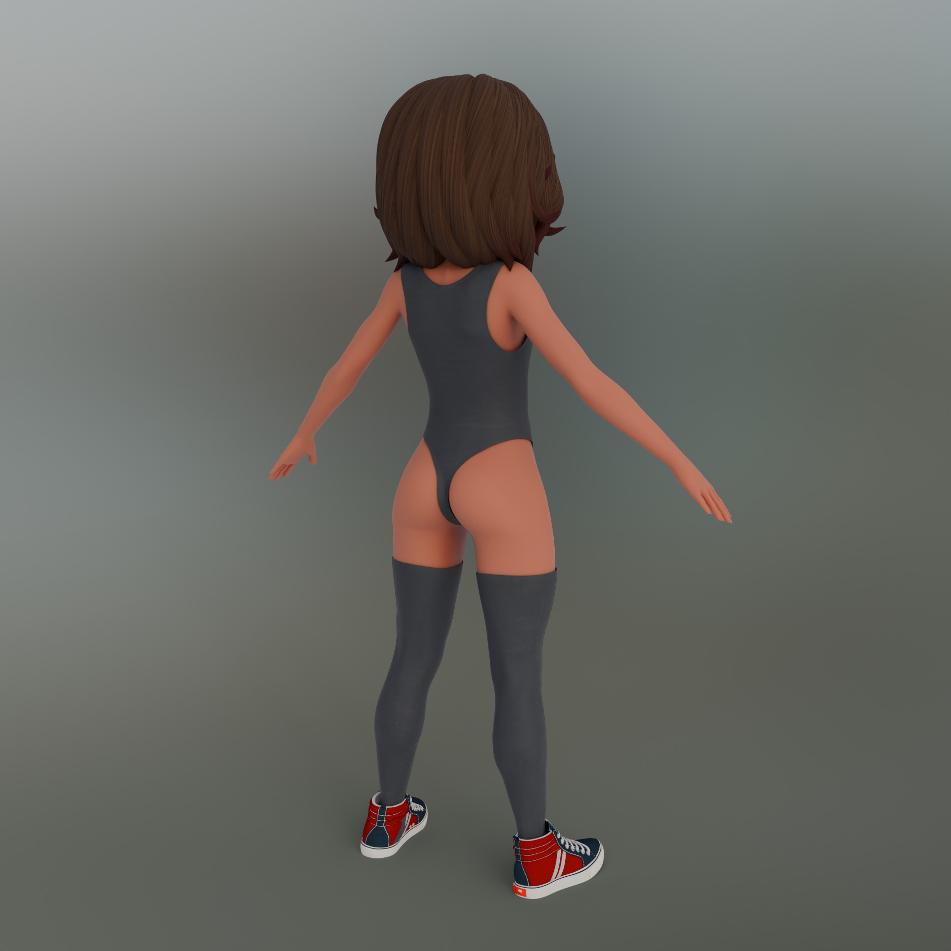 Michelle Jones Watson 3D Model Low-poly 3D model_7