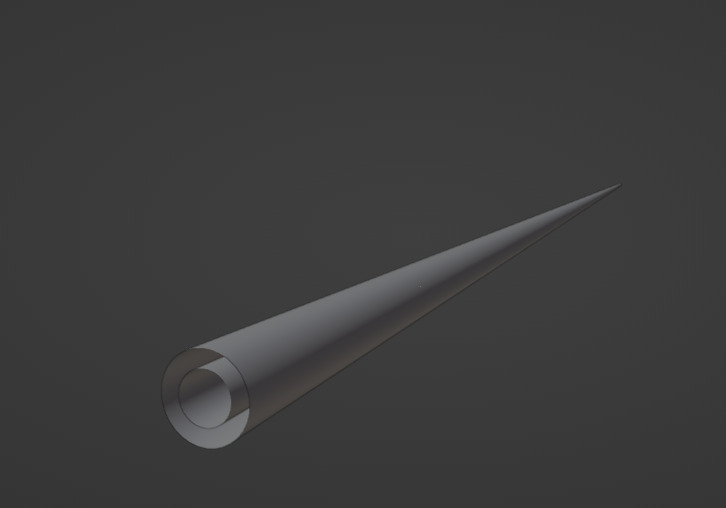 Hyperspace Travel VFX or Blue Laser VFX Low-poly 3D model_4