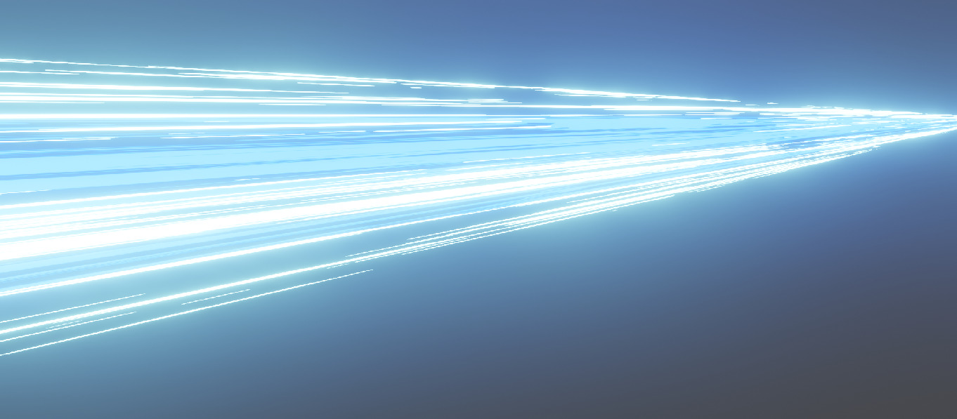 Hyperspace Travel VFX or Blue Laser VFX Low-poly 3D model_2