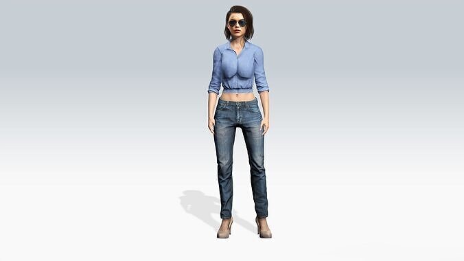 Diana 3D Character Model 3D model