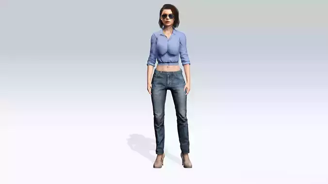 Diana 3D Character Model 3D model