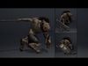 Thunder Swordman Low-poly 3D model_5