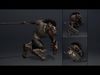 Thunder Swordman Low-poly 3D model_7