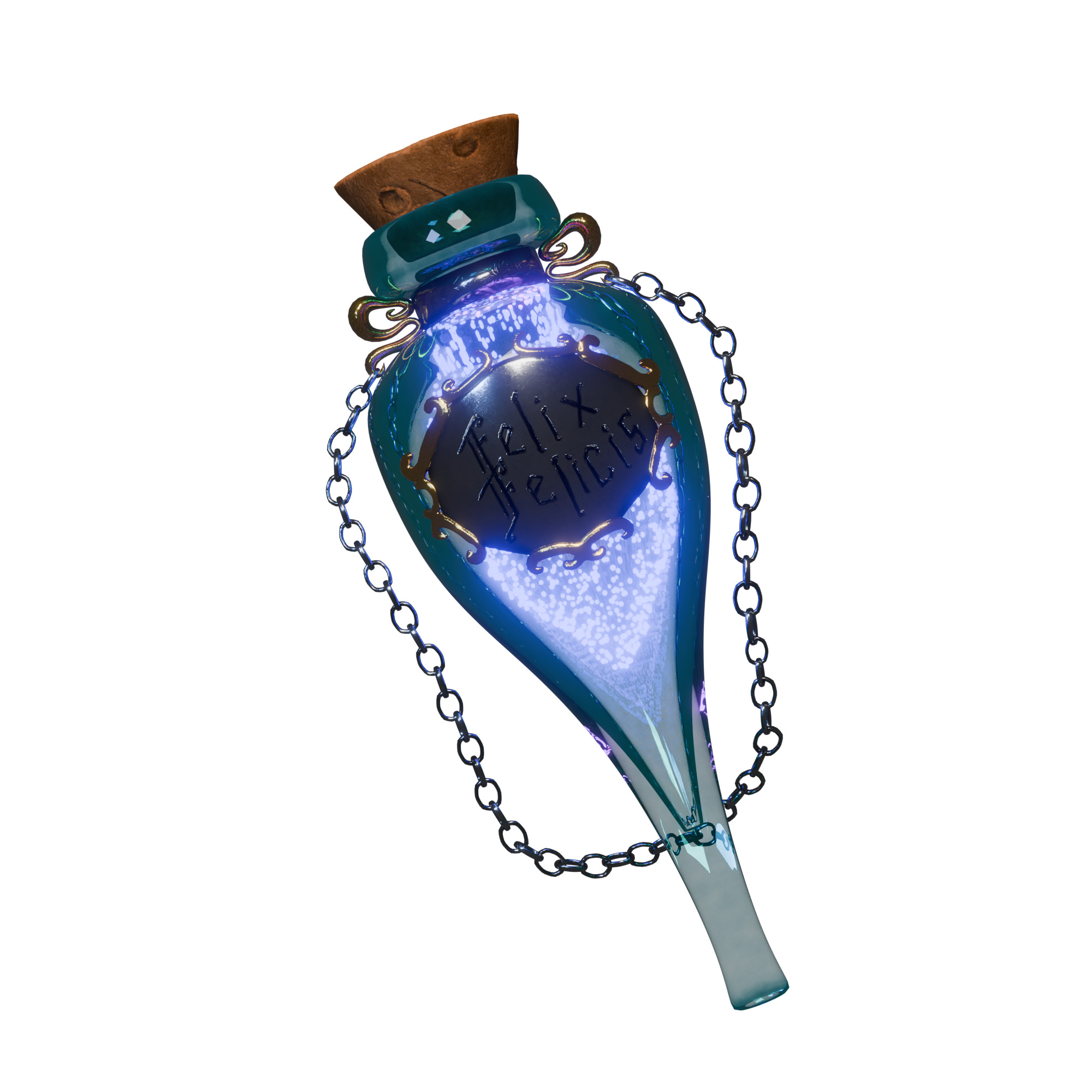 Stylized Fantasy Magic Props Pack  9 Game-Ready Assets Low-poly 3D model_1