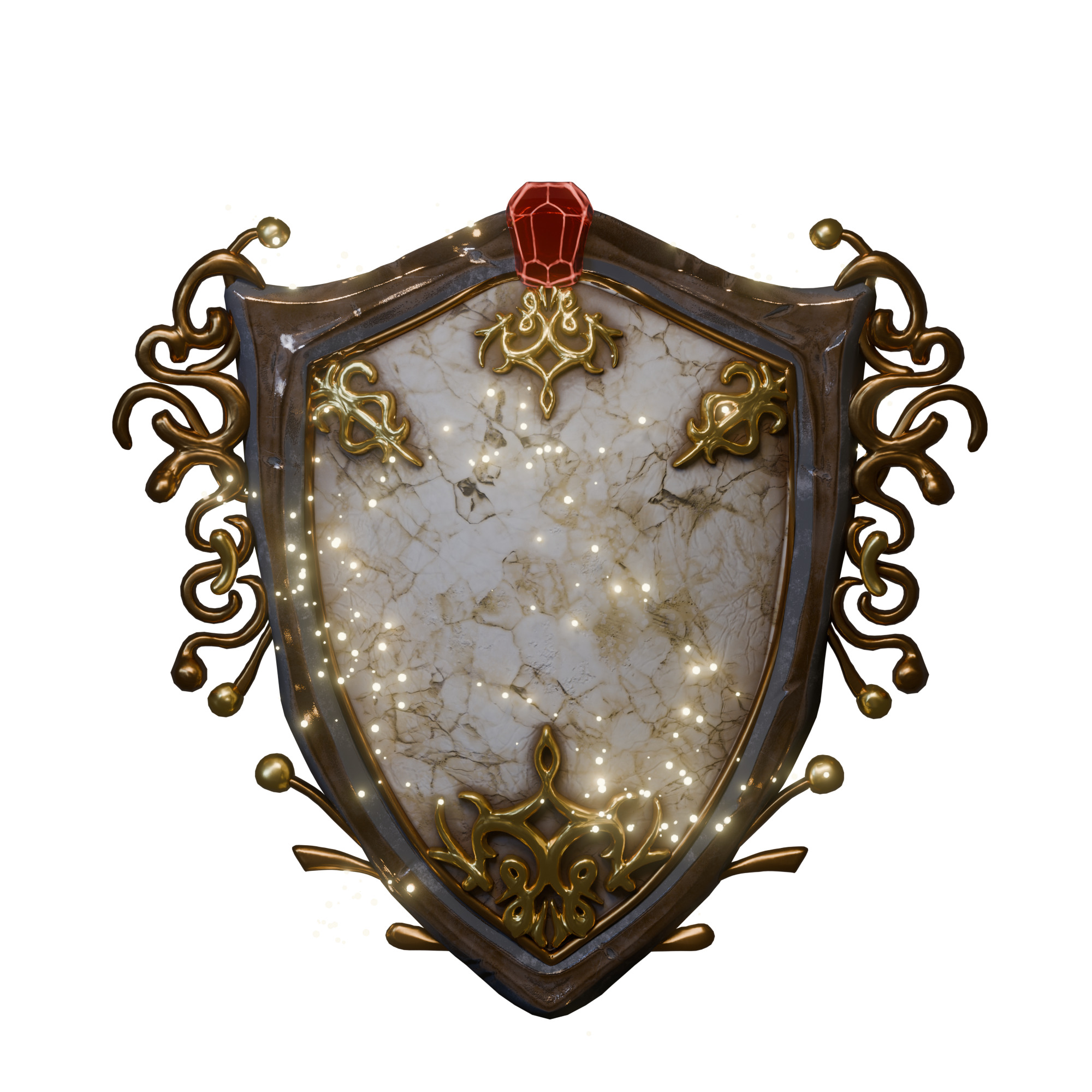 Stylized Fantasy Magic Props Pack  9 Game-Ready Assets Low-poly 3D model_5